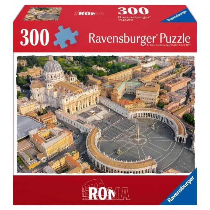 PUZZLE 300 PIEZAS ROMA PLAZA DE SAN PEDRO DE RAVENSBURGER - 1