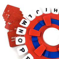 Juego De Mesa Educativo Para Niños Con Alfabeto En Inglés Y Español Juego Interactivo De Padres E Hijos Juego De Fiesta Juego De Rueda Giratoria UOSO - details 6