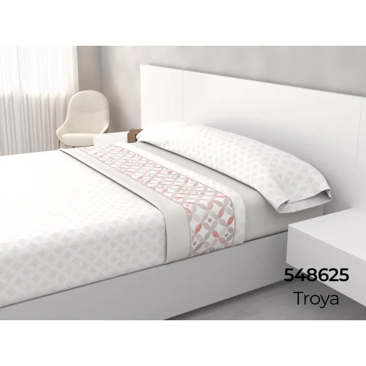 Juego de sábanas de Verano Lisas. Ropa de Cama Juego de 3 Piezas, 100% Microfibra. Modernas - 1