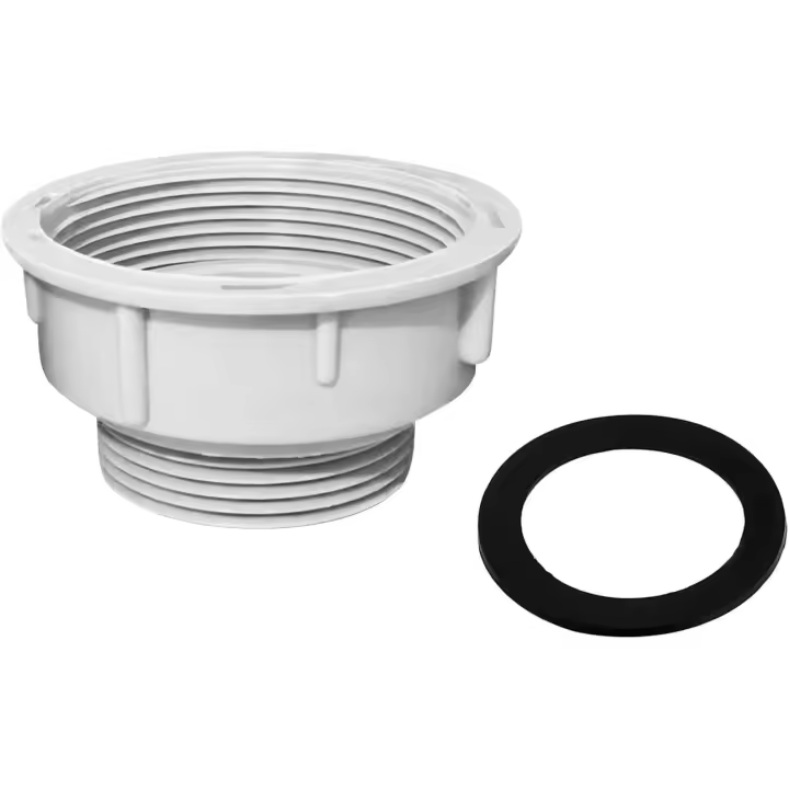 Qrity 1 UNIDS Fregadero DE LA Cocina de Residuos de Tuberías de 60mm Rosca Herbra at 47mm Rosca Macho Reductor para Trampas de Olor Sifón - 1