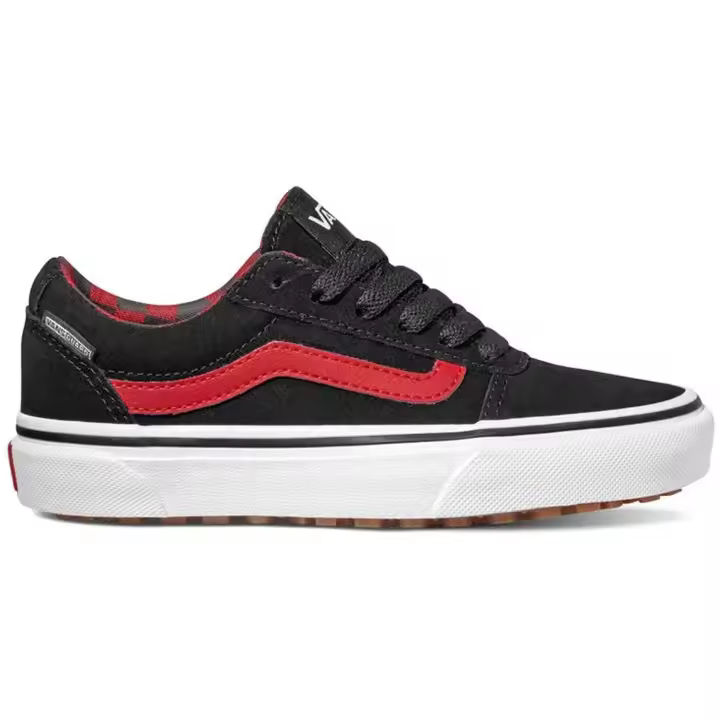 Zapatillas Vans Ward Vansguard Yt Suede Black Red - 1