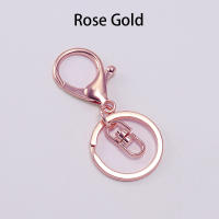 Lote De 5 Llaveros De Anillo Largo 70mm Con Cierre De Langosta Para Fabricación De Joyas Suministros De Enlaces Metálicos De Aleación De Zinc Estilo Trendy Unisex - details 12