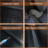 LMETJMA Funda Para Barbacoa Impermeable Con Cuerda Ajustable Al Medio Para Gas Y Smoker Exteriores Accesorio De BBQ Resistente Al Sol Y Polvo - details 4