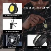 Linterna LED De Banda COB Para Llave De Billetera Mini Luz De Trabajo Recargable Tipo C Con Abrebotellas Para Camping Al Aire Libre - details 1