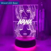 Lámpara De Noche LED 3D Anime Nana Para Decoración De Habitación Infantil Iluminación De Mesa Regalo De Manga Iluminación De Ambiente - details 9