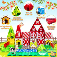 Juego De Construcción Magnético DIY Para Niños Bloques De Edificación Educativos STEM Regalo Para Niños De Preescolar - details 3