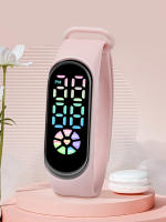 Reloj De Pulsera Deportivo Para Niños Y Niñas Colorido Y Sencillo Pantalla Táctil LED Regalo De Fiestas Estilo Casual - details 8