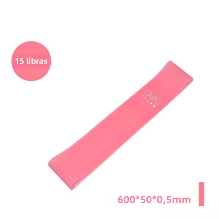 Banda De Resistencia De Goma Para Gimnasio Portátil Equipo De Fitness Efecto De Ejercicio Completo Para Mujeres Deporte De Pesas Pilates Crossfit Yoga Leggings - 1