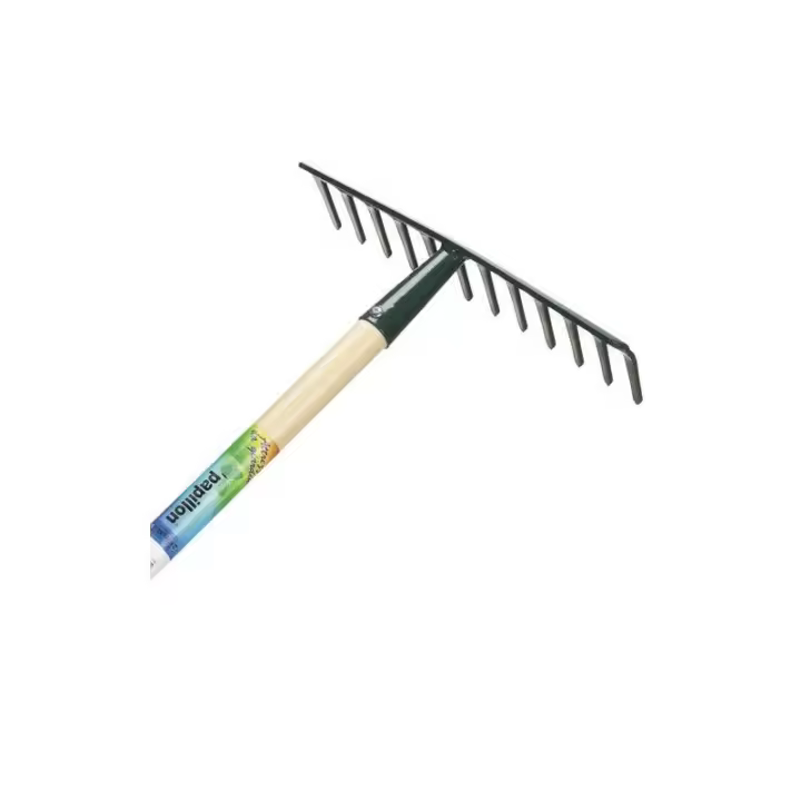 Rastrillo Jardin Papillon 14 Puas Mango de madera 130 cm. - 1