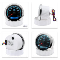 Gáuge De Velocidad Para Coche Y Barco 85mm Con Medidor De Horas Impermeable 7 Colores Retroiluminación 12V 24V Tacho Medidor De Velocidad - details 6