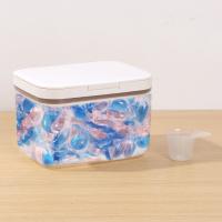Caja De Almacenamiento Automática 2.8/5.5L Con Cuchara Organizador De Polvos Para Lavandería Contenedor Táctil Para Bolas De Lavado - details 0