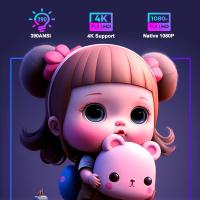 Android 11 Portable Projector, 4K, Native 1080P, 390ANSI, HY320, Visitors, Wifi6, BTpig, Cinema 1920*1080P, Prostate or Upgraded HY300 - details 1