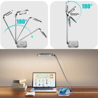 Lámpara Escritorio LED, Flexo de Escritorio (Cuidado Ocular, Puerto USB, 5 Modos,10 Niveles de Brillo,Temporizador de 30/60min, Función de Memoria) - details 13