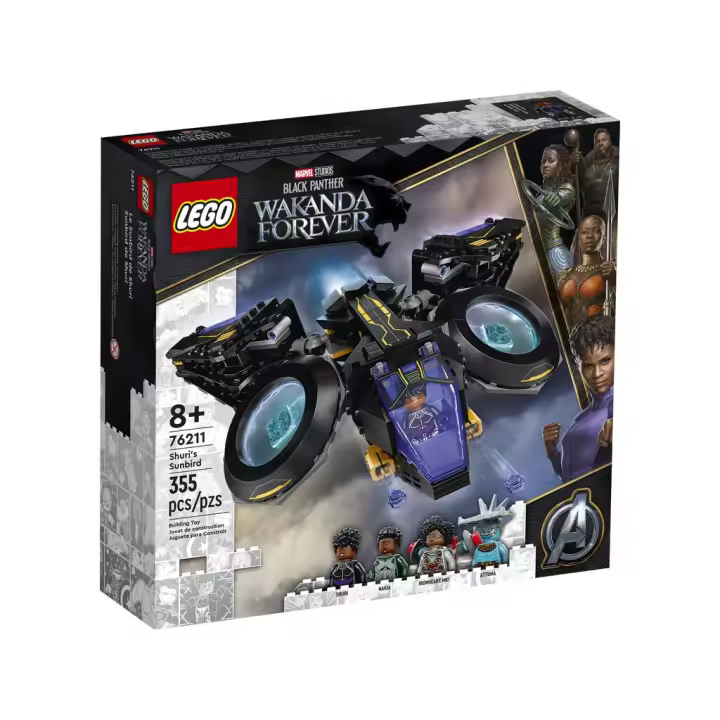 Lego Marvel Black Panther Wakanda Forever Sunbird de Shuri 76211 - 1