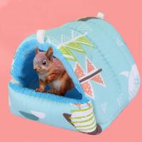 Cama De Hamster Cómoda Para Pequeños Animales Algodón Suave Nido Caliente Para Conejo Ardilla Tamaño S/M/L/XL Accesorios De Jaula - details 3