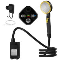 Kit De Ducha Camping Con Bomba RV Kit De Ducha Al Aire Libre Con Pantalla Digital Inteligente Y Pantalla Completa Ajustable 6000mAh - details 7