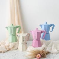 CAFETERA ITALIANA BIALETTI EDICION LIMITADA MOKKA EN COLOR CREMA - CAFETERA ITALIANA 3 TAZAS - CAFETERA ITALIZANA PEQUEÑA - details 2