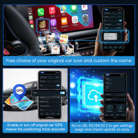 Adaptador Inalámbrico Carlinkit 5.0 Para Coche Compatible Con Mazda Chevrolet Volvo Ford Toyota Porsche Haval Lexus Renault Soporta iOS 10 Y Android 11.0 Conexión Wired Android Auto CarPlay - details 10