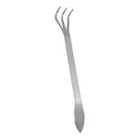 Riega De Acero Inoxidable Para Bonsái Con Mango Ergonómico Herramienta Para Suavizar Tierra Y Raíces 3 Ramas - details 4
