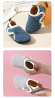 Pantuflas De Algodón Para Niños Y Niñas Antideslizantes Y Cálidas Para Invierno Calzado Suave Para El Hogar Comodidad Y Seguridad En El Interior - details 7