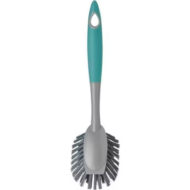 VIGAR® - Cepillo para Platos con Mango Ergonómico - Cepillo para Limpiar Platos Sartenes Ollas - Cepillo Lavaplatos para Fregadero - Cepillo para Fregar Vajilla con Mango Antideslizante - Cepillo Lavaplatos con Rasqueta Frontal Incorporada - 1