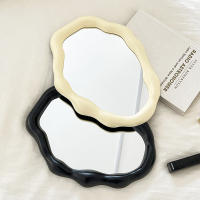 Espejo Compacto de Lujo - Decorativo Vanidad con Base, Estilo Minimalista para Estudiantes y Hogar 1pcs - details 4