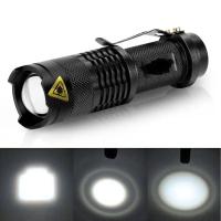Lámpara De UV LED Mini Torchta Ultravioleta 395nm Impermeable De Aleación De Aluminio Para Verificación De Marcadores Y Detectores De 3 Modos - details 9