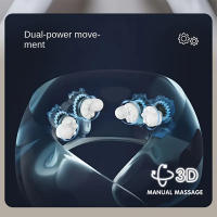 Almohada De Cuello Portátil En Forma De U Con Masajeador Eléctrico Y Calor Recargable Por USB Relajador De Músculos Del Hombro Y Cuellodetails 3