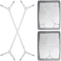 2 PCS Fijadores De Sábanas Elásticos Ajustables Para Colchones Y Sofás Clips De Adaptación Plana Para Cama Material De Poliéster 100% - details 18