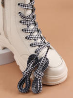 1 Par De Laces De Bird Grid Personalizados Para Hombres Y Mujeres Adecuados Para Deportes Y Múltiples Tipos De Zapatos - details 3