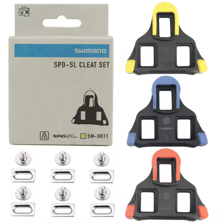  Shimano Pedal De Bicicleta De Carretera SPD-SL SM-SH10 SH11 SH12 Clip Para Pedales PD R8000 R550 R540 R7000 Accesorios De Bicicleta Ultraligero De Plástico Para Bicicletas De Carretera - 1