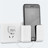 Soporte De Teléfono Móvil Para Pared Con Estación De Carga Y Control Remoto Organizador Ecológico Montado En La Pared Para Espacio De Vida - details 6