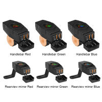 Adaptador De Carga Rápida 36W Con Interruptor Dual USB QC3.0 Para Manillar De Bicicleta Eléctrica Cubierta Impermeable 12V-24V Electrónica De Motocicleta - details 3