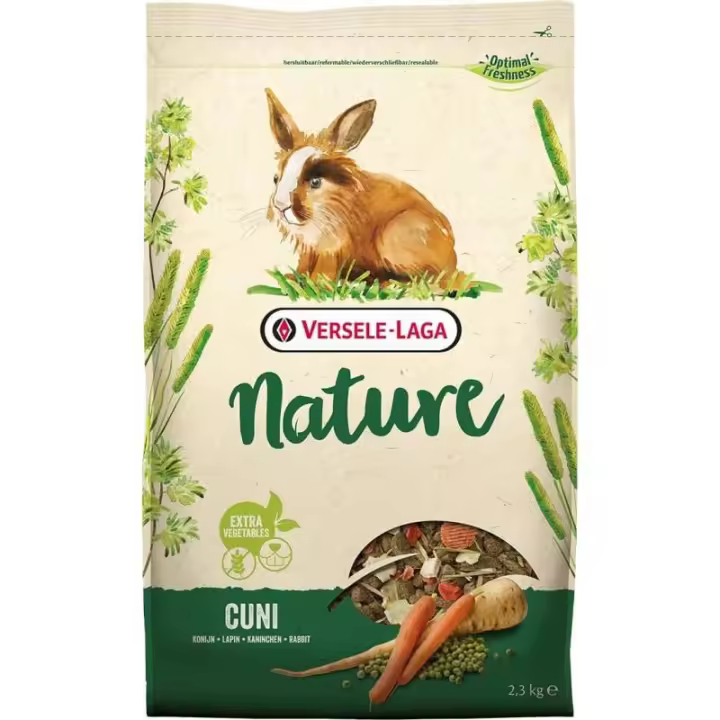 Versele-Laga Nature Cuni - Alimento especial para Conejos Rico en Fibras - 1