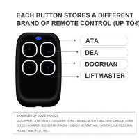Control Remoto Inalámbrico 433MHZ Para Puerta De Garaje Y Rollos Copia De Frecuencia Completa Multi-frecuencia Sin Batería - details 7