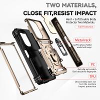 Funda Protectora De Alta Gama Para Samsung Galaxy Z Fold 6 Y 5 Con Soporte Y Anillo Magnético Resistente a Golpes Y Caídas Para Cámara - details 4