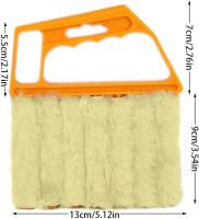 Cepillo De Limpieza Para Ventanas Y Aire Acondicionado Mini Lavable Y Desmontable Con 7 Ranuras Herramienta De Limpieza Doméstica Portátil - details 0