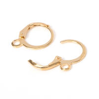 50pcs Gancho Para Pendientes Francés Redondo 13x15mm Base Para Clip De Oreja Accesorios De Metal Para Fabricación De Joyas DIY Componentes - details 7