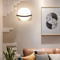 Aplique de pared, Aplique de pared para interior, Lámpara de pared, Aplique de pared E27, Lámpara de pared para dormitorio, Aplique de pared dorado, (Bombilla no incluida) Dorado - details 0
