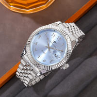 Reloj De Pulsera De Lujo Para Hombre Reloj De Fecha Casual De Acero Inoxidable Reloj De Negocios Deportivo De Lujo Relajado - details 9