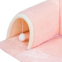 Túnel Para Gatos Plegable Juguete Interactivo Con Bola De Juego Divertido Para Entretenimiento En Casa Tentón Para Gatos Jovenes Y Adultos - details 4