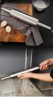 Rodillo De Amasar De Acero Inoxidable Para Massas No Adhesivas Con Manija Herramientas De Cocina Para Hornear Y Amasar Pizza - details 3