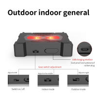Repelente De Pájaros Electrónico Ultrasonido IP66 Impermeable Con Carga Solar Lámpara LED Control De Plagas Para Courtyard - details 5