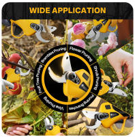 Tijeras Eléctricas De Podar Sin Cable 50mm Para Árboles De Fruta Bonsái Y Jardín Corte De Ramas Compatible Con Batería Dewalt 20V - details 3