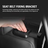 Soporte Para Cinturón De Seguridad Tesla Model Y Accesorios Interiores Del Coche ABS Protector Para Asiento Trasero 2022-2023 - details 4