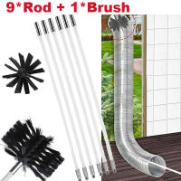 Kit De Limpieza De La Chimenea Flexible Con Cepillo Y Varas De Limpieza De Soot Herramienta De Limpieza De Nylon Para Flues - details 0