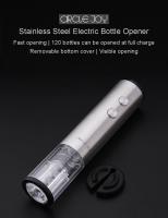 Apertura De Botellas Eléctrica Circle Joy Smart Acero Inoxidable Parar El Vino Decantador De Vino Tinto Corcho De Vino Para Fiesta Navidad Familia - details 2