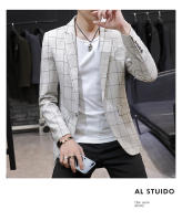 Traje Slim Casual Para Hombre Con Padría Nueva Comodidad Adecuado Para Bodas Y Ocasiones Formales Estilo Inteligente Casual Tendencia Moda Cuatro Estaciones - details 10