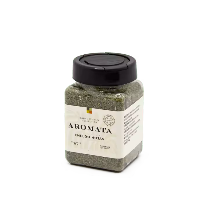 Eneldo en hojas de Aromata, Sabor Suave y Delicado - 90g - 1