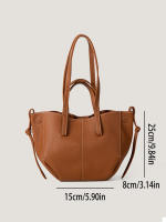 Bolso De Ala De Cuero PU Suave 2024 Nuevo Bolso De Mano De Gran Capacidad Para Mujeres Viajando Al Trabajo Con Sensación De Lujo - details 12